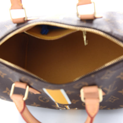 Louis Vuitton Monogram My LV Heritage Speedy 25 Yellow White 5 of 9