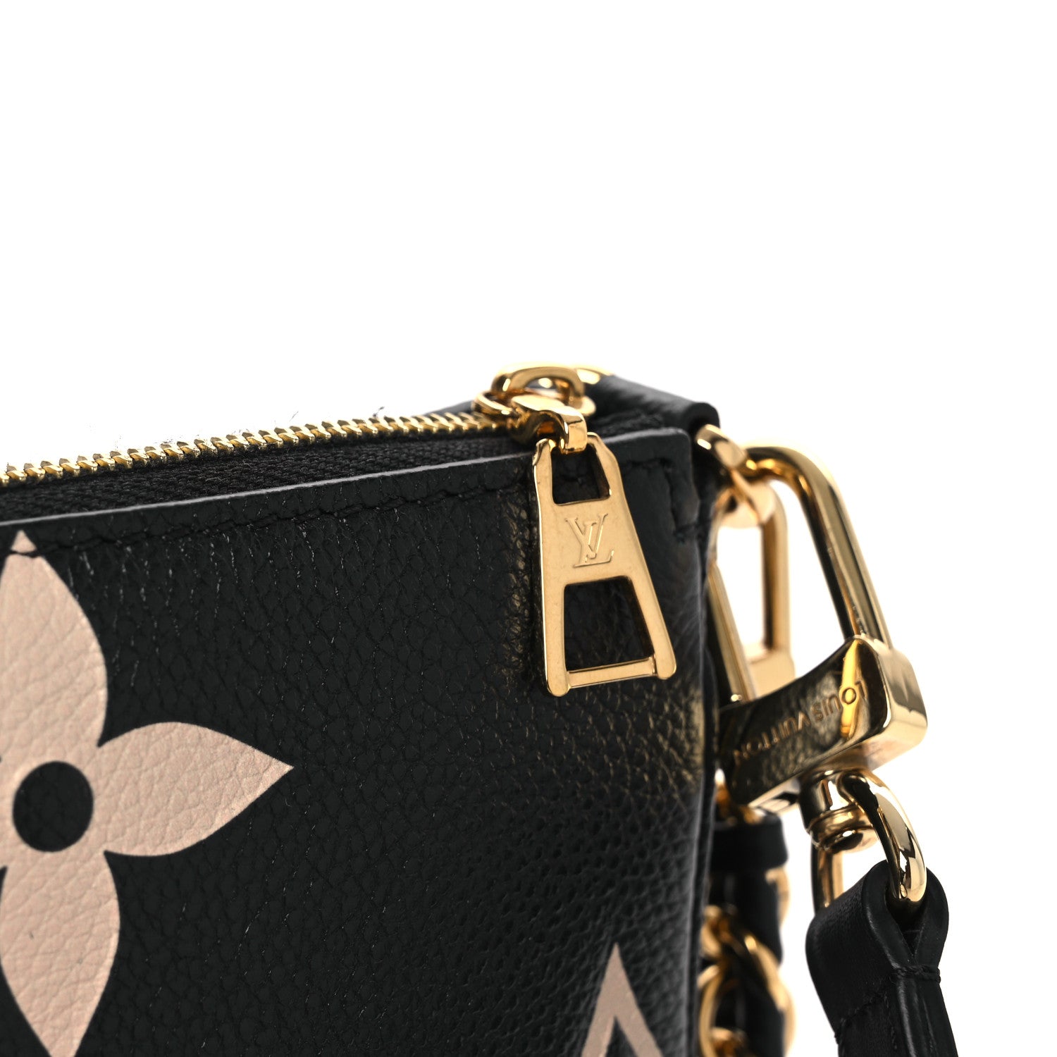 Louis Vuitton Empreinte Monogram Giant Multi Pochette Accessories Black Beige 10 of 10