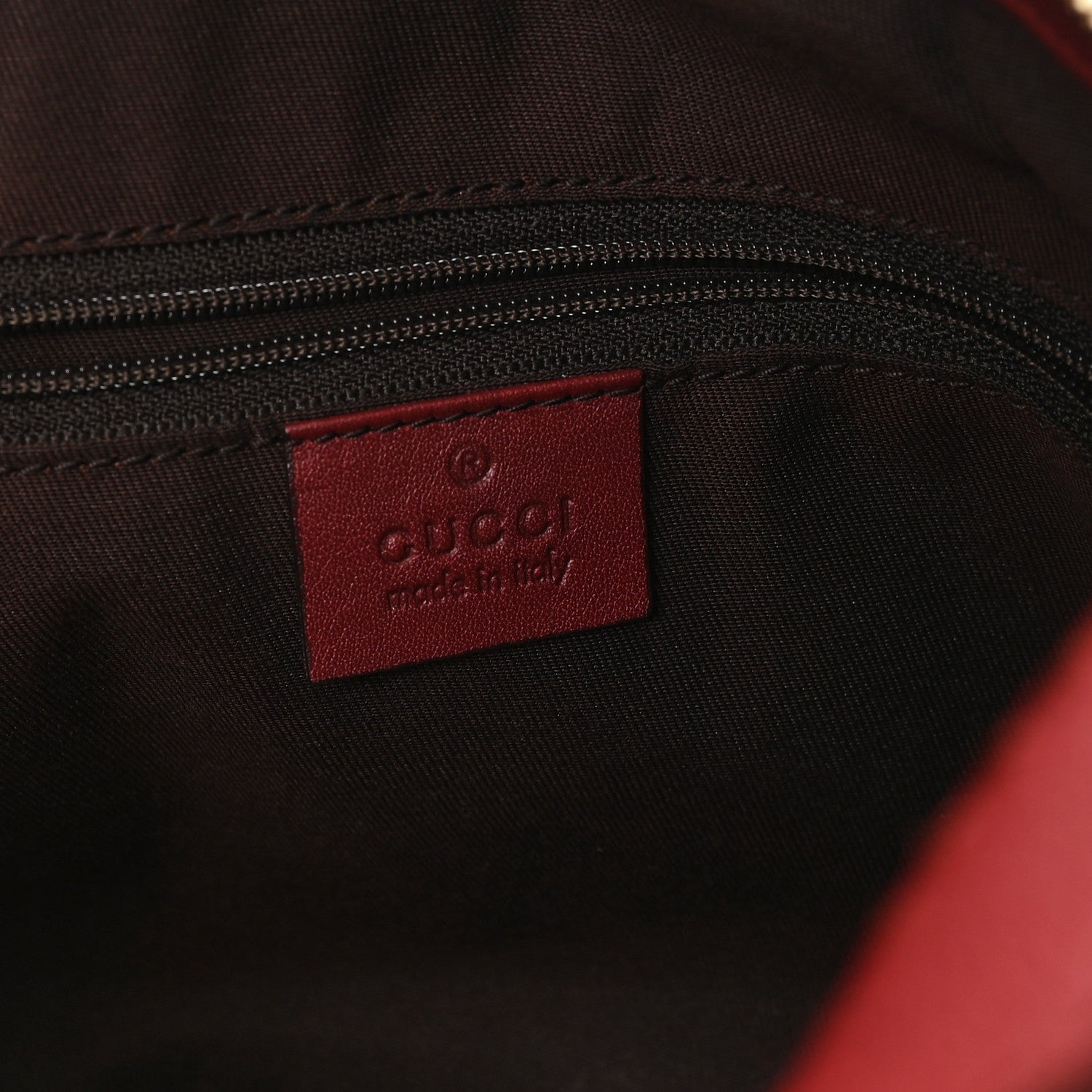 Gucci Monogram Medium Sukey Hobo Red 5 of 10