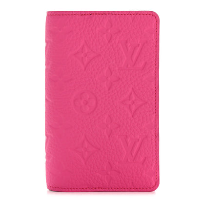 Louis Vuitton Taurillon Monogram Emily Notebook Cover PM Pink 1 of 7