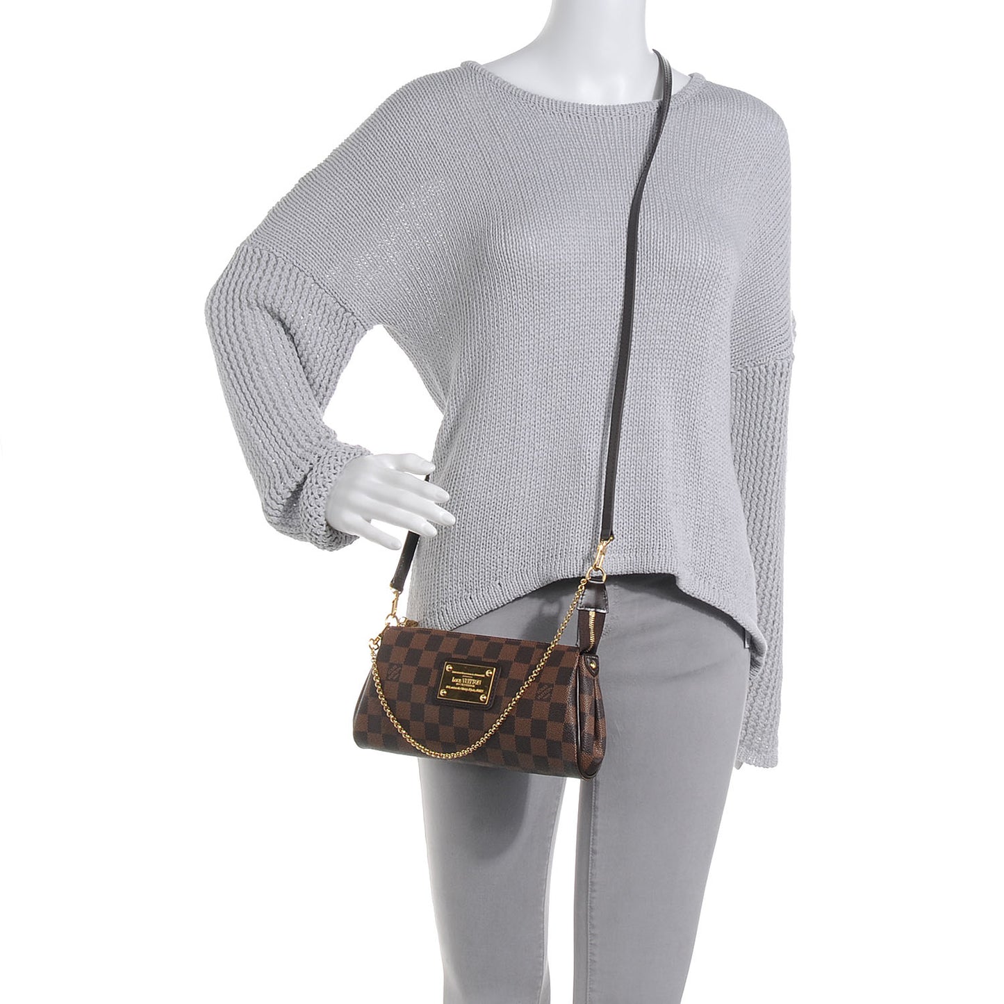 Damier Ebene Eva Clutch