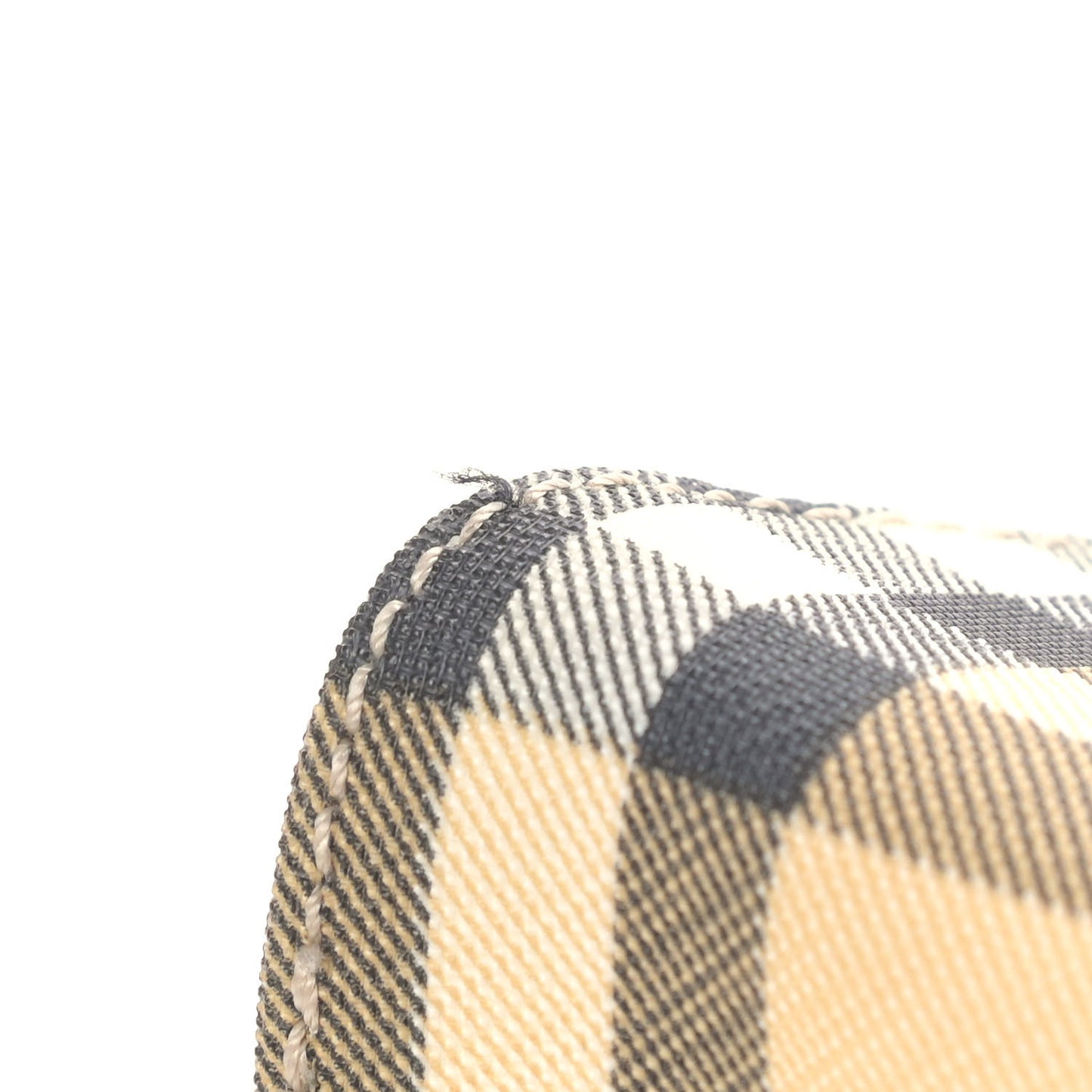 House Check Shoulder Bag Black