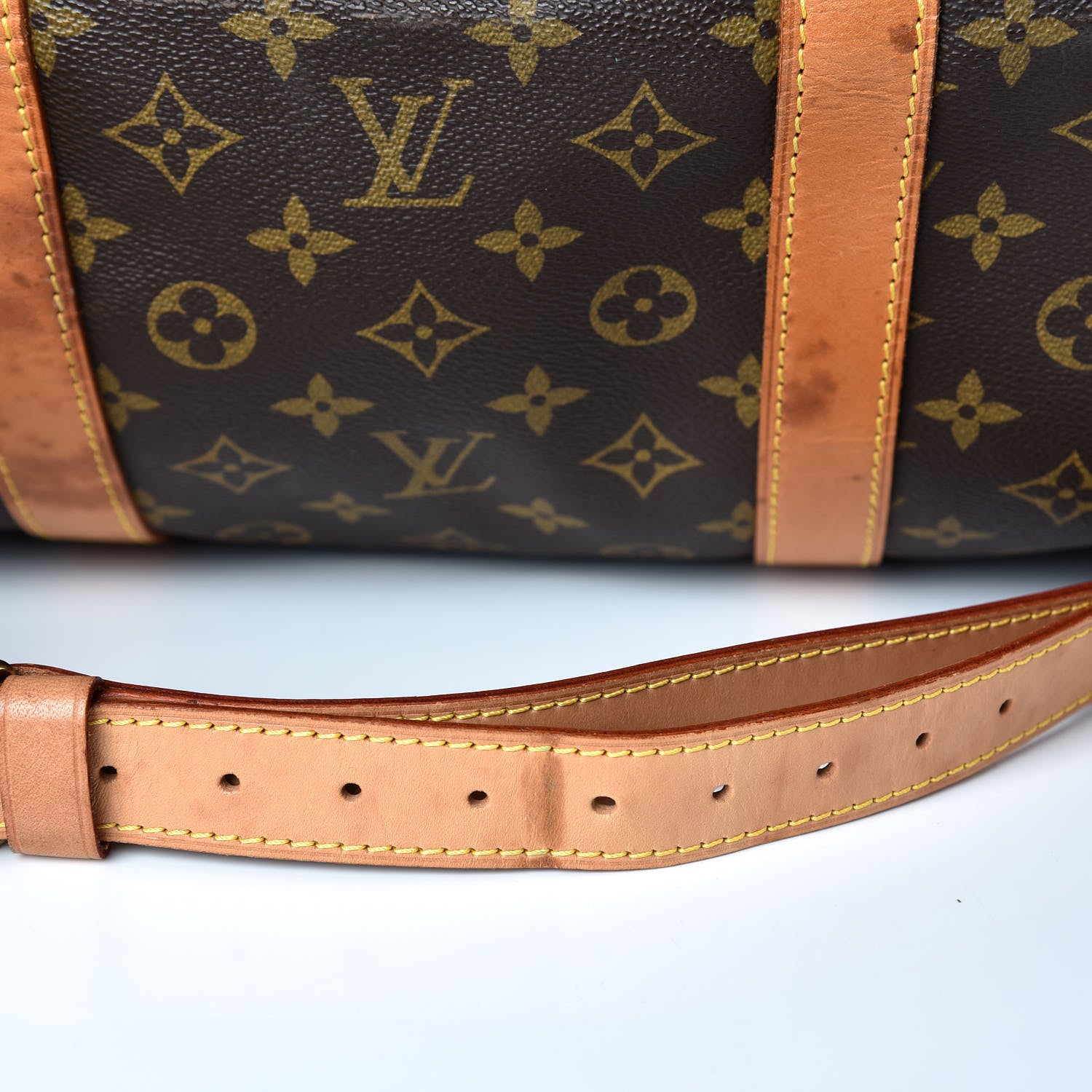 Louis Vuitton Monogram Keepall Bandouliere 60 17 of 17