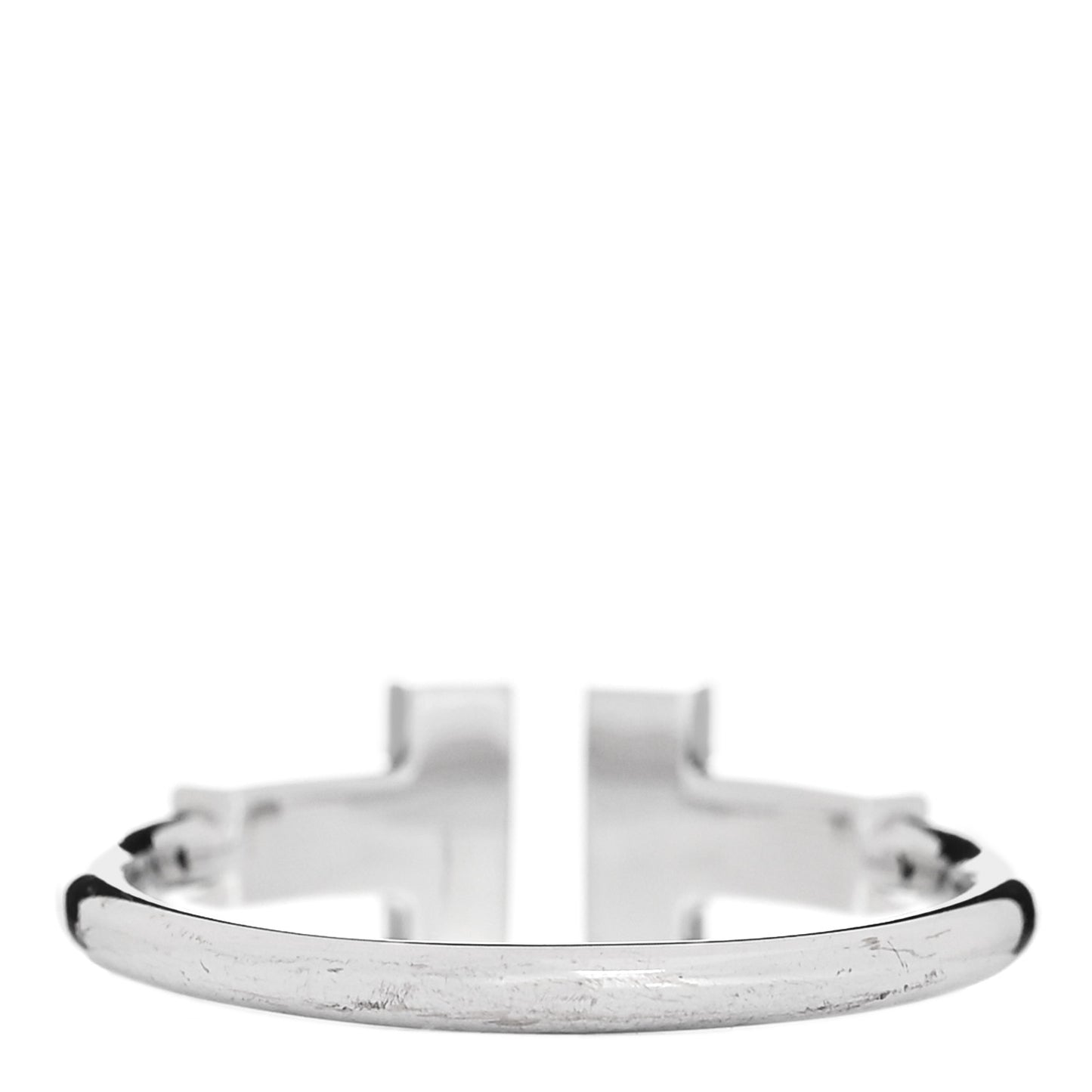18K White Gold Diamond T Wire Ring 49 5
