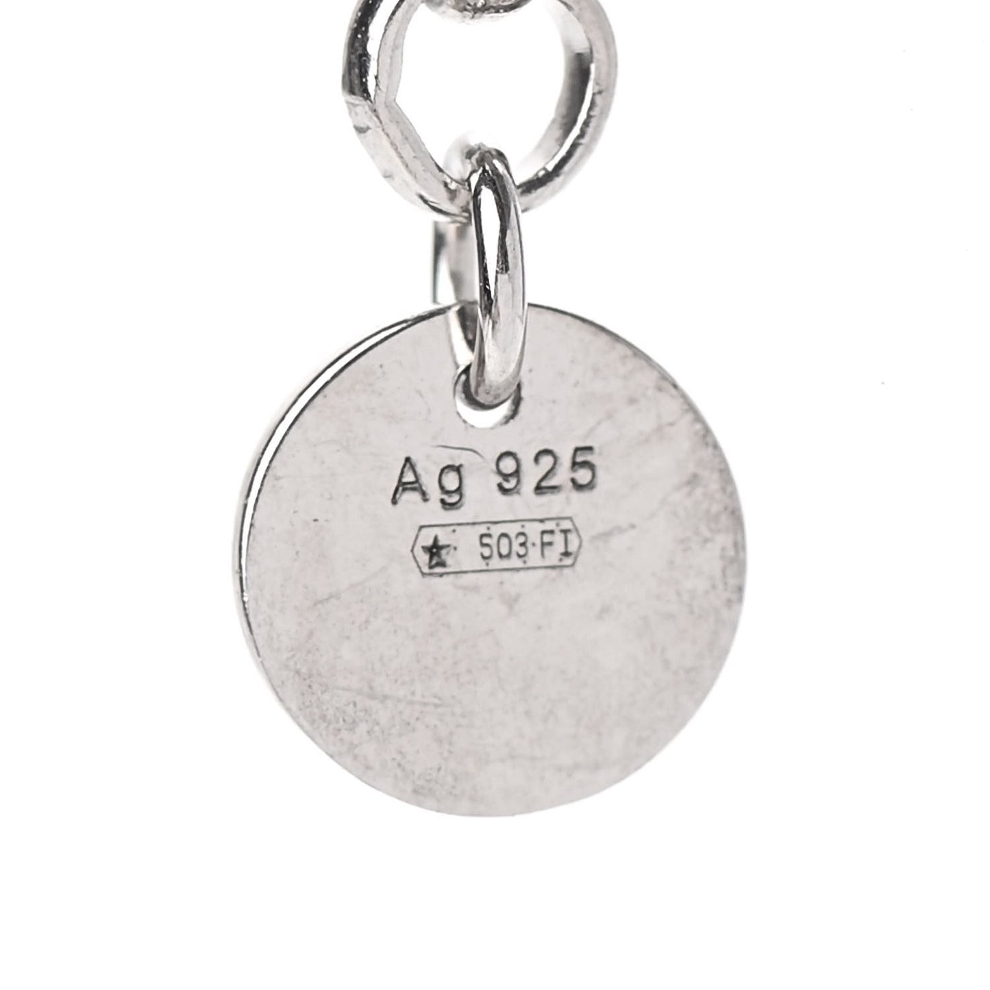 Sterling Silver Interlocking G Pendant Necklace