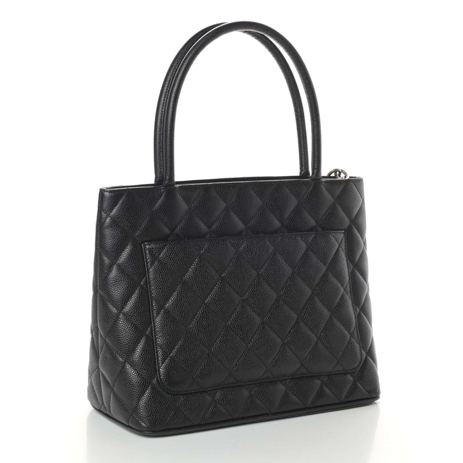 Chanel Caviar Quilted Medallion Tote Black 3 of 11