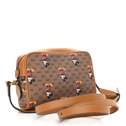Gucci X DISNEY Mini Vintage GG Supreme Monogram Mickey Mouse Shoulder Bag Beige Vintage Sun Oil 3 of 11