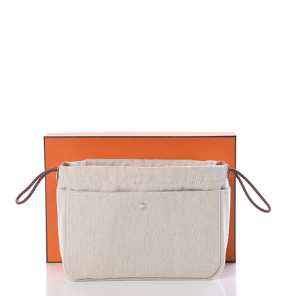 Hermes Canvas Barenia Fourbi 20 PM Pouch Naturel Fauve 10 of 10