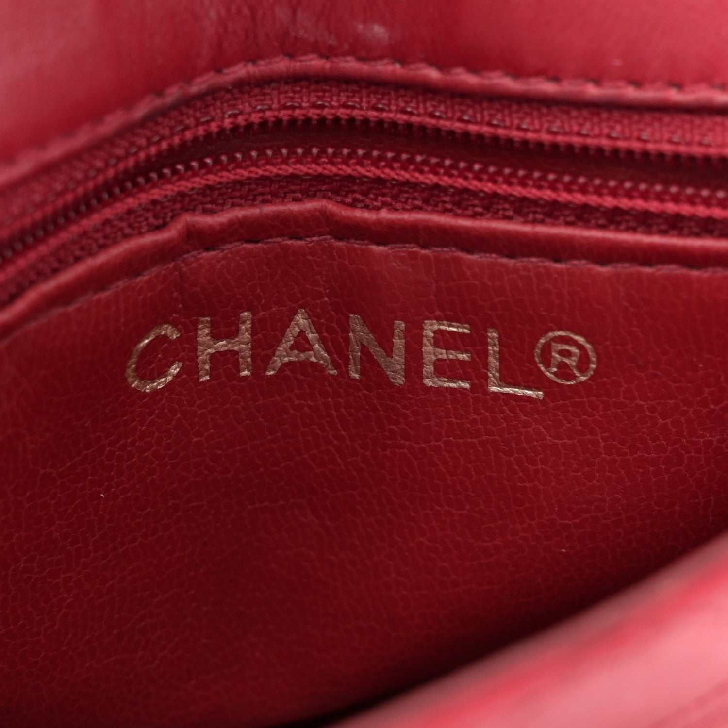 Chanel Lambskin Diamond Stitched Waist Chain Belt Flap Bag 70 28 Red 6 of 14