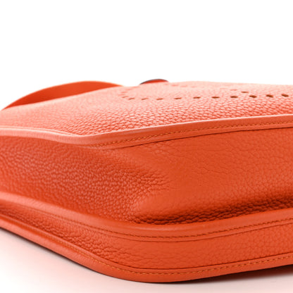 Hermes Taurillon Clemence Evelyne III PM Feu 9 of 12