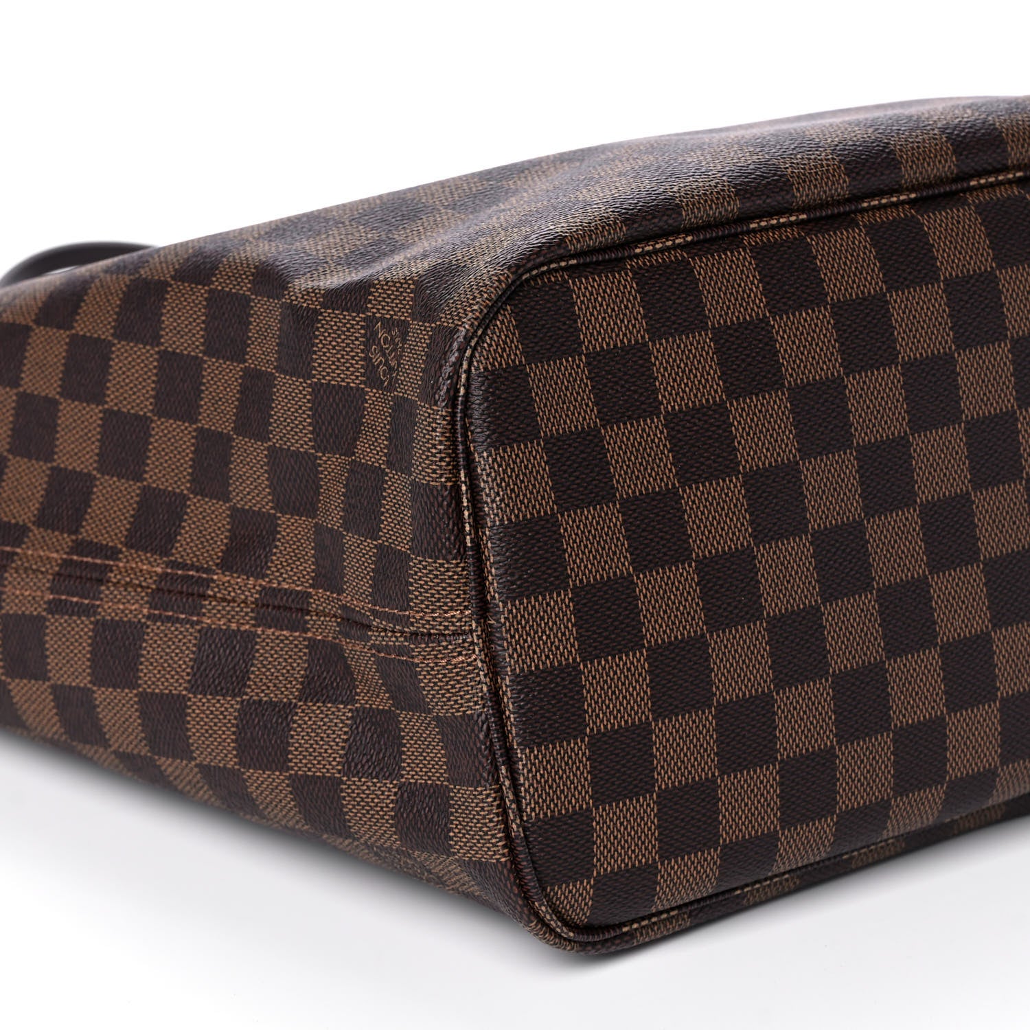 Louis Vuitton Damier Ebene Neo Neverfull MM Rose Ballerine 9 of 11