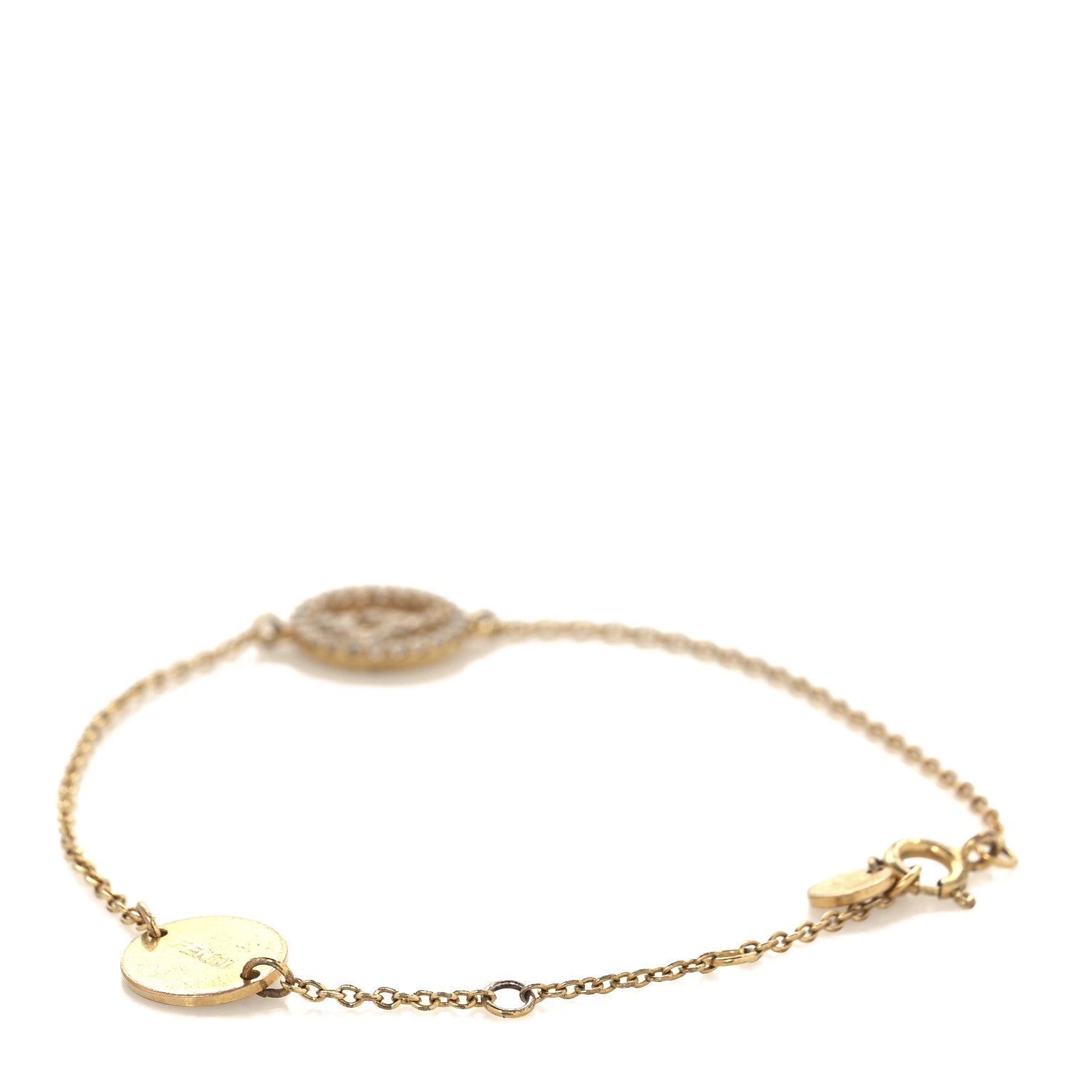 Fendi Metal Crystal F is Fendi Bracelet Gold 3 of 4