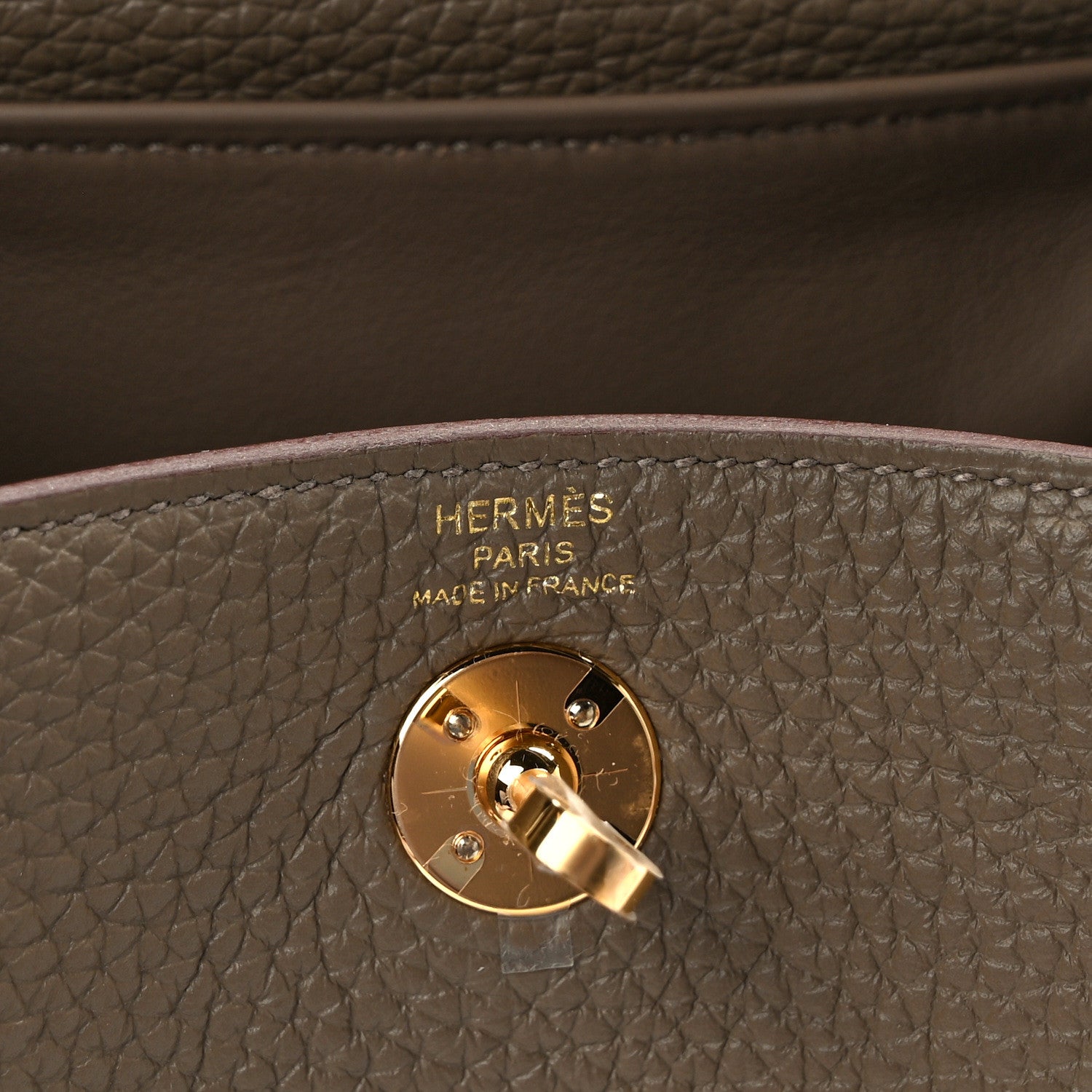 Hermes Taurillon Clemence Maxi Quadrille Mini Lindy 20 Etoupe Chai Nata Bleu Brume 6 of 13