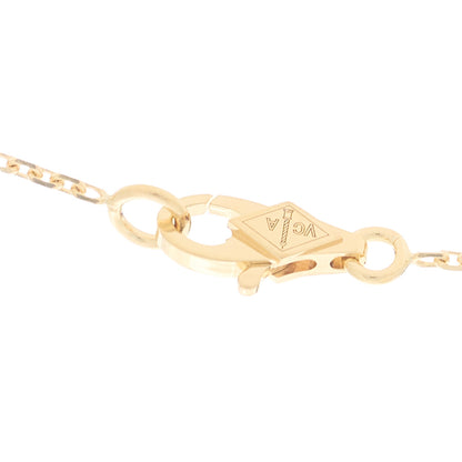 Van Cleef & Arpels 18K Yellow Gold Mother of Pearl Sweet Alhambra Pendant Necklace 4 of 6
