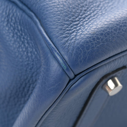 Hermes Togo Birkin 35 Bleu Brighton 9 of 14