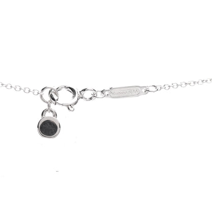 Tiffany Sterling Silver Enamel Ice Skate Charm Necklace Blue 4 of 4