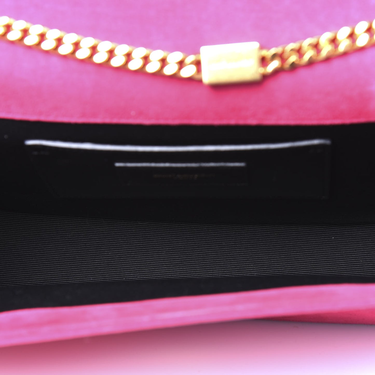 Suede Medium Monogram Kate Tassel Shoulder Bag Lipstick Fuchsia