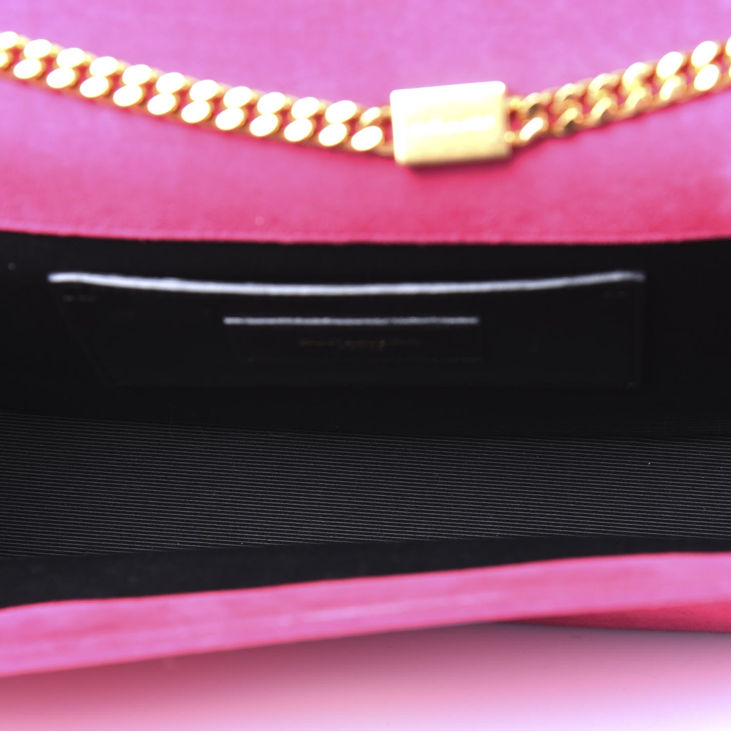 Saint Laurent Suede Medium Monogram Kate Tassel Shoulder Bag Lipstick Fuchsia 4 of 13