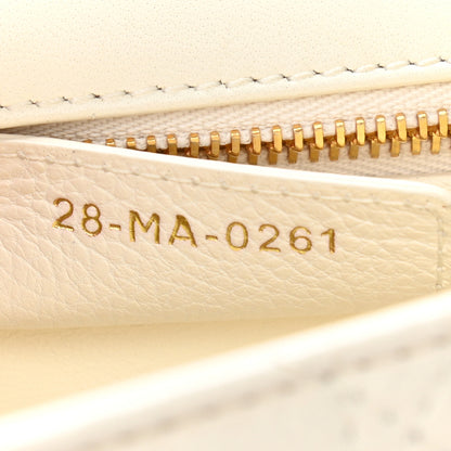 Christian Dior Lambskin Cannage Large Caro Bag Ivory 7 of 11
