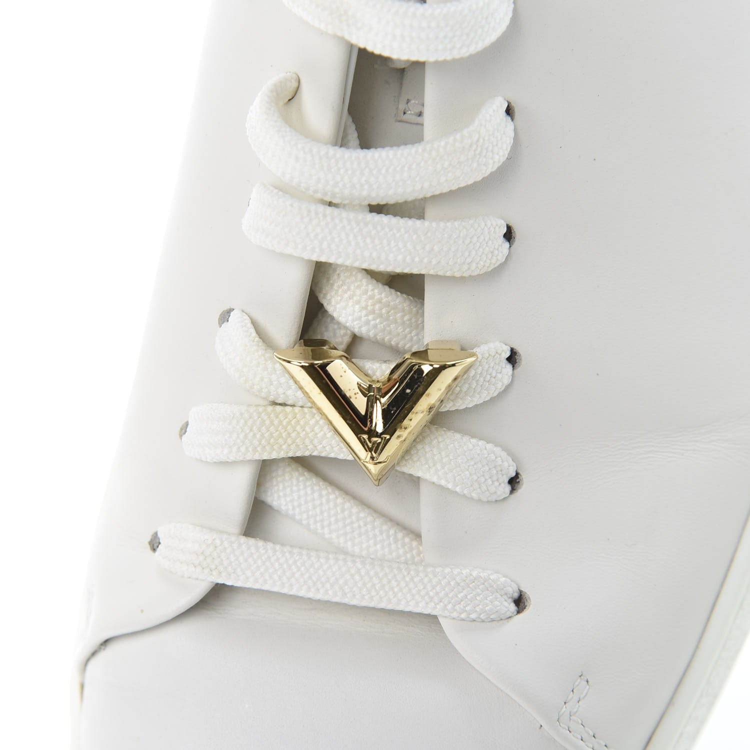 Louis Vuitton Calfskin Frontrow Sneakers 40 White 10 of 11