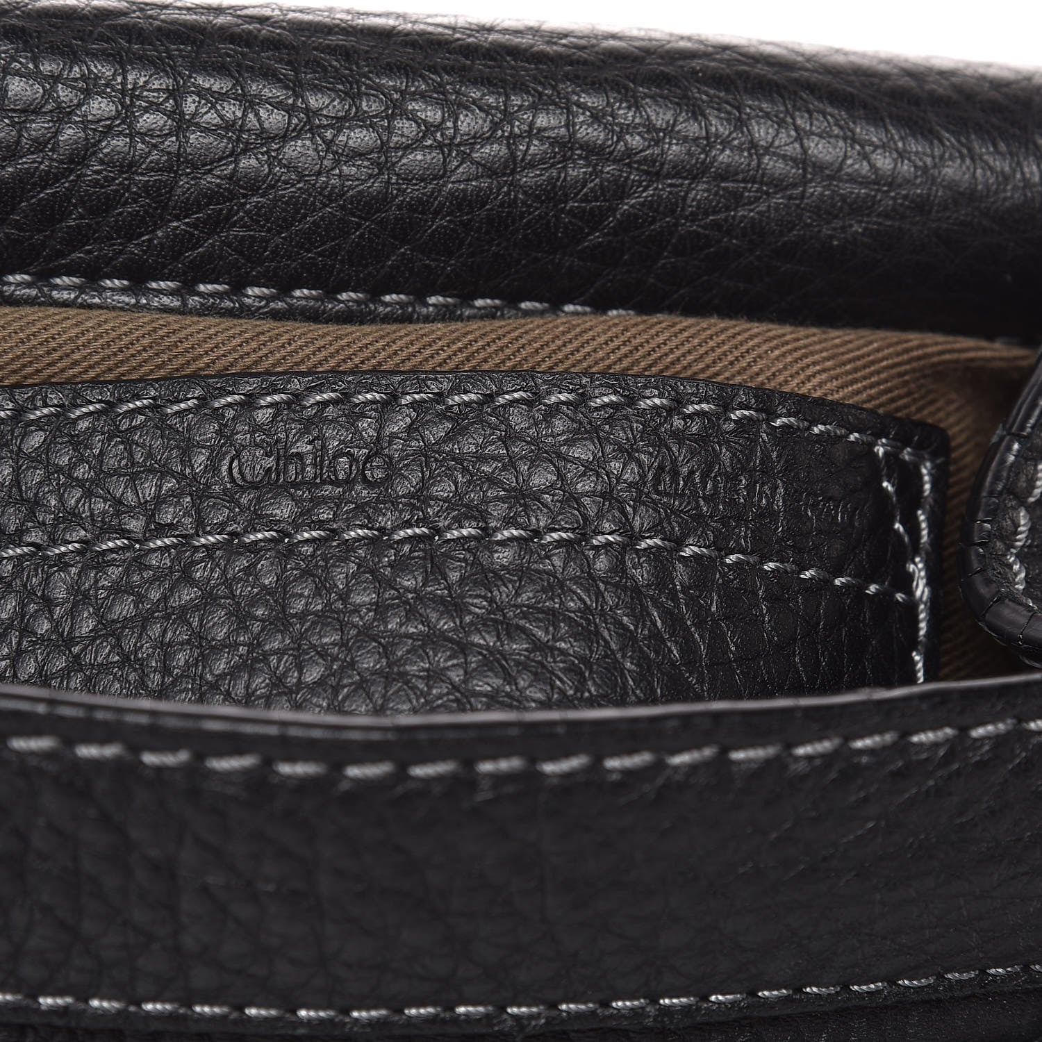 Chloe Calfskin Mini Marcie Round Crossbody Bag Black 6 of 12