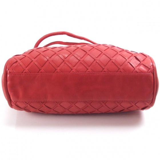 Interwoven Leather Framed Bag
