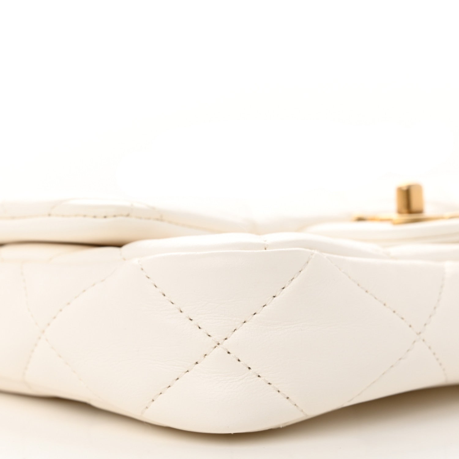 Chanel Lambskin Quilted Mini Funky Town Flap White 9 of 12