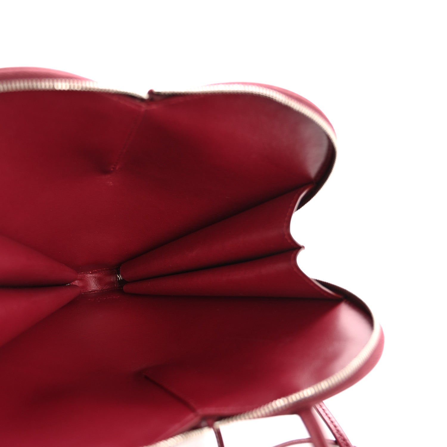 Alaia Patent Calfskin Le Coeur Bag Garnet Red 5 of 11