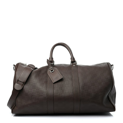 Louis Vuitton Damier Infini Keepall Bandouliere 45 Meteor 1 of 9