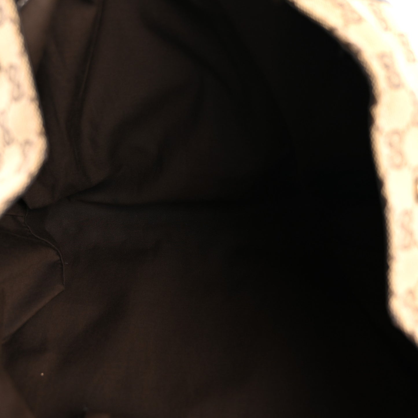 Monogram New Ladies Web Tote Dark Brown
