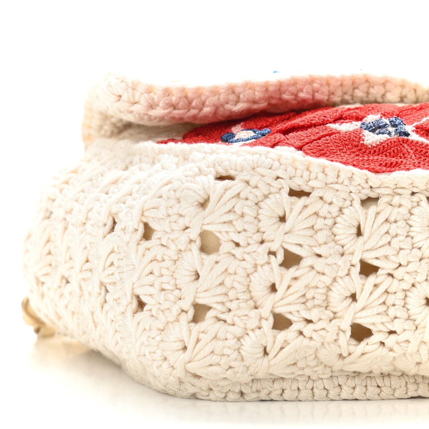 Chanel Crochet Camellia Small Flap Ivory 9 of 10