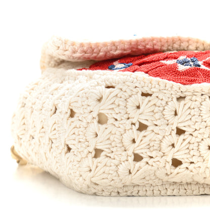Chanel Crochet Camellia Small Flap Ivory 9 of 10