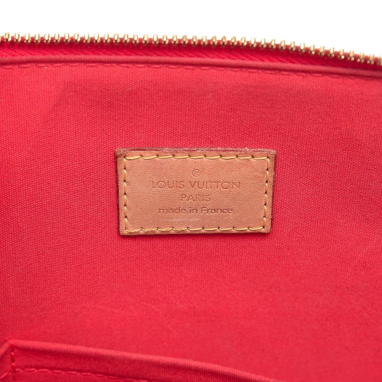 Louis Vuitton Vernis Alma GM Rouge Grenadine 6 of 14