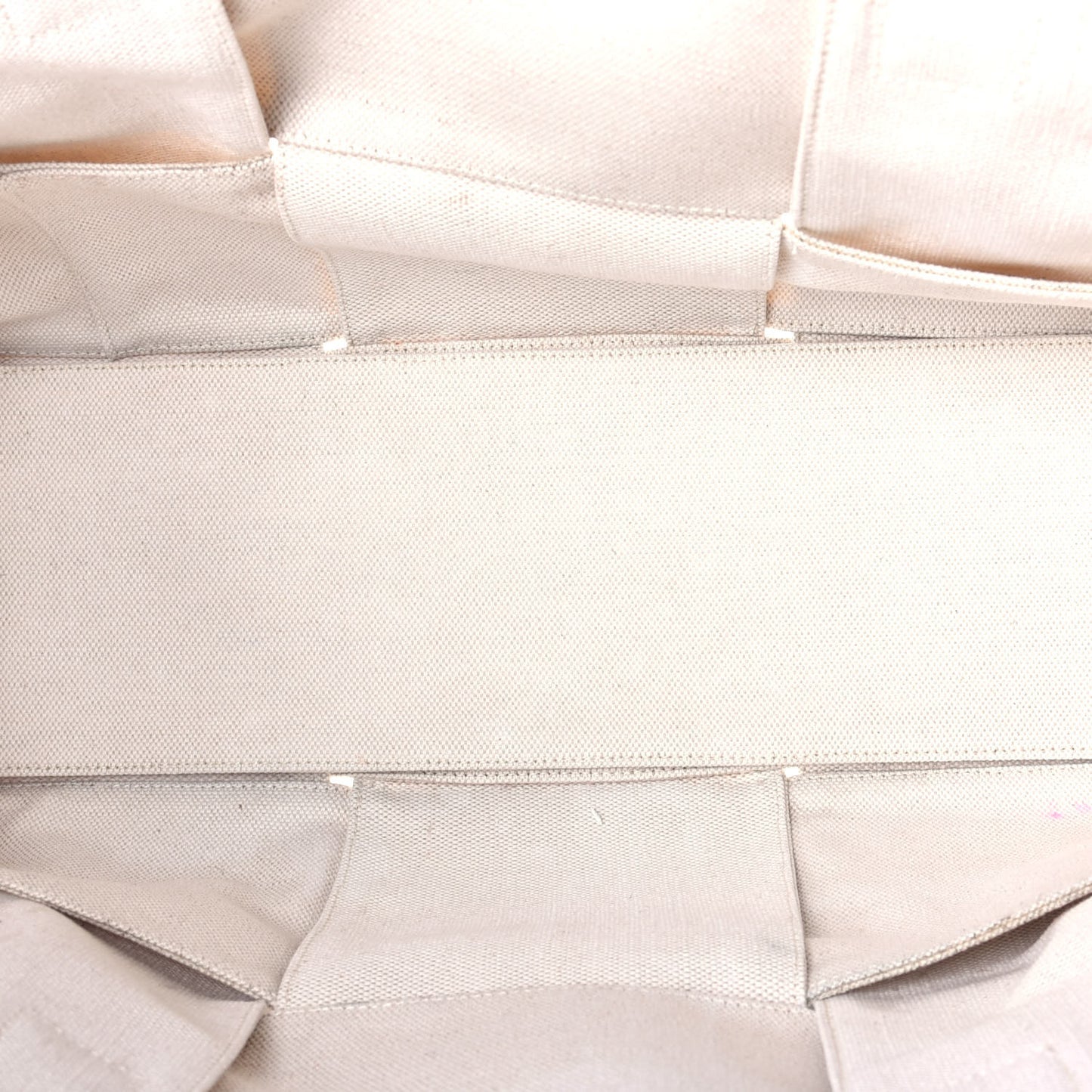 Linen Maxi Intrecciato Arco Tote Natural Black