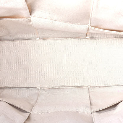 Bottega Veneta Linen Maxi Intrecciato Arco Tote Natural Black 5 of 9