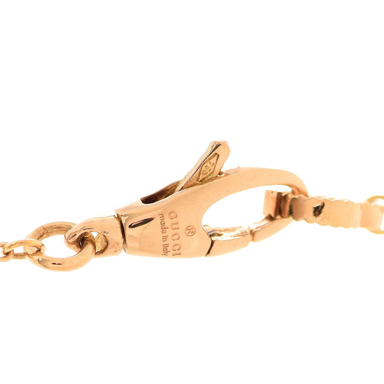 Gucci 18K Yellow Gold L'Aveugle Par Amour Bracelet 3 of 6