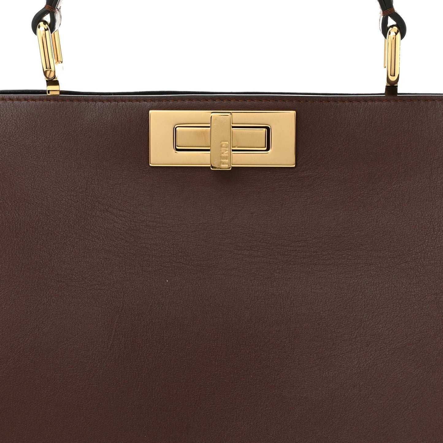 Vitello Large Soft Peekaboo Brown