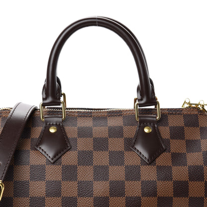 Louis Vuitton Damier Ebene Speedy Bandouliere 25 13 of 13