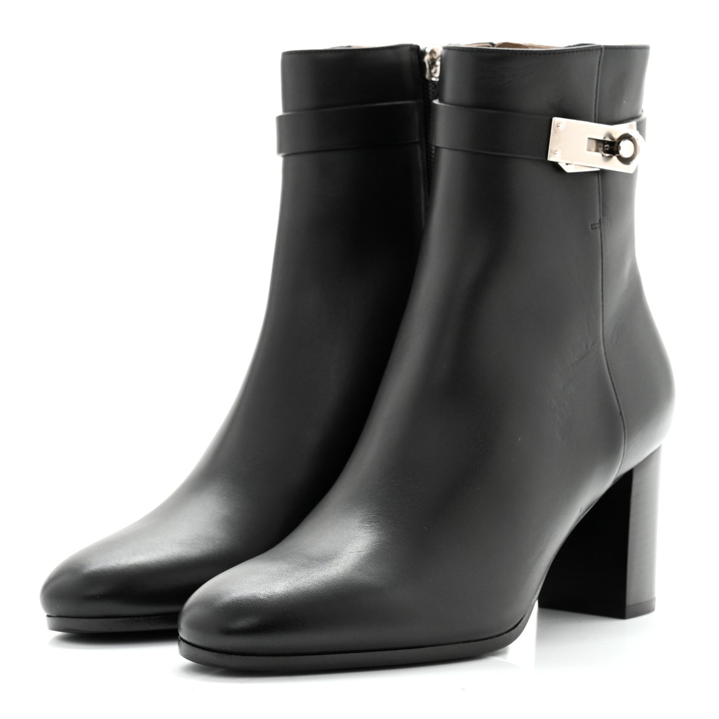 Calfskin Saint Germain Ankle Boots 36.5 Black