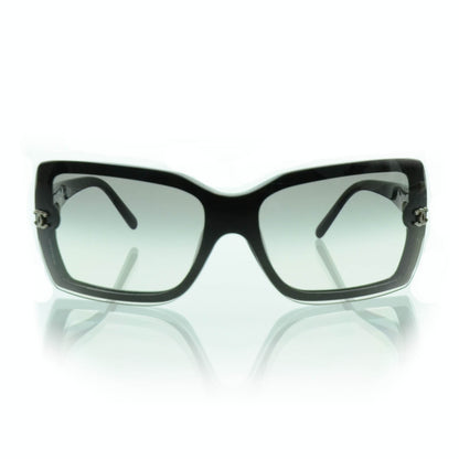 Chanel CC Logo Sunglasses Black w Case 2 of 6