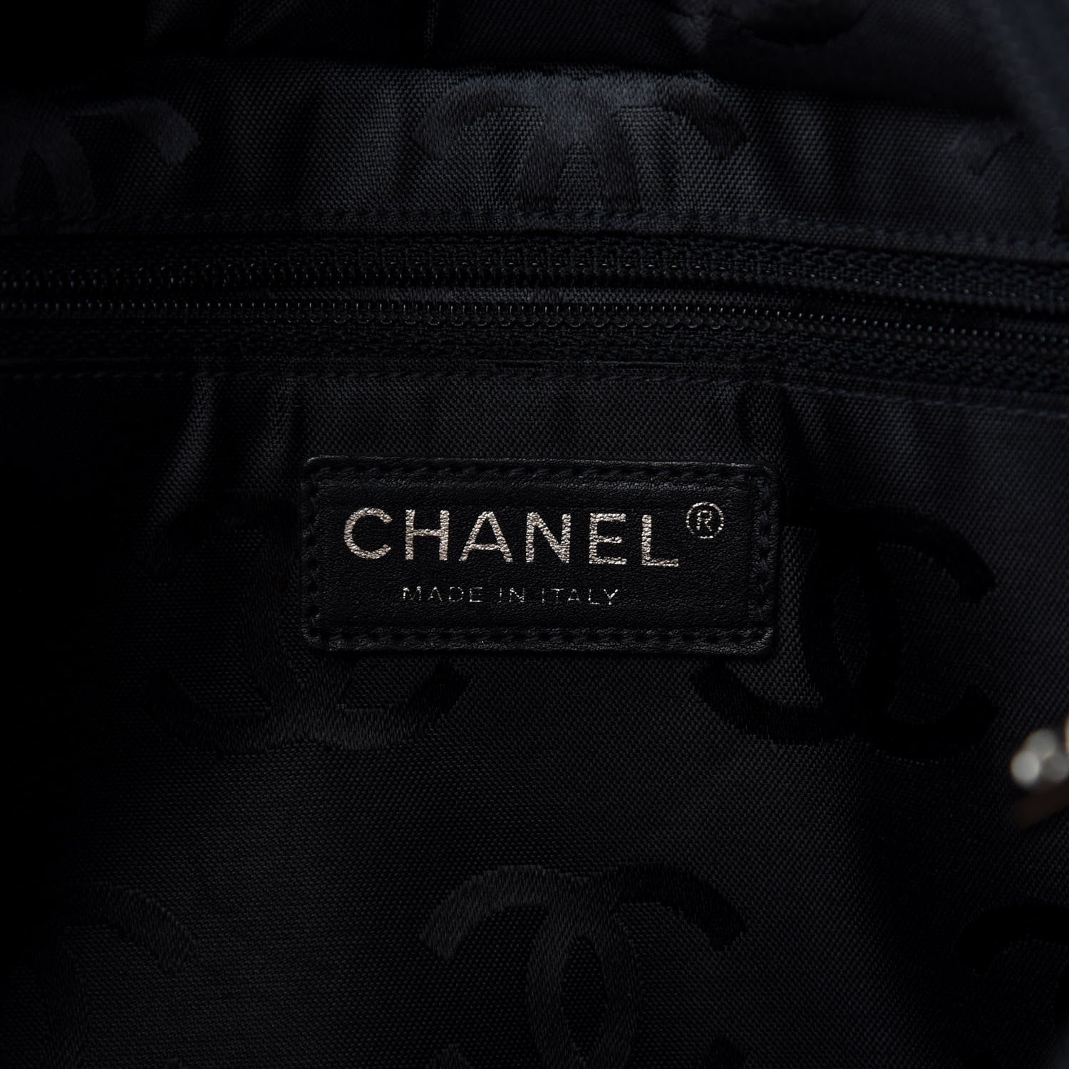 Chanel Calfskin Quilted Large Cambon Tote Beige Black 10 of 12