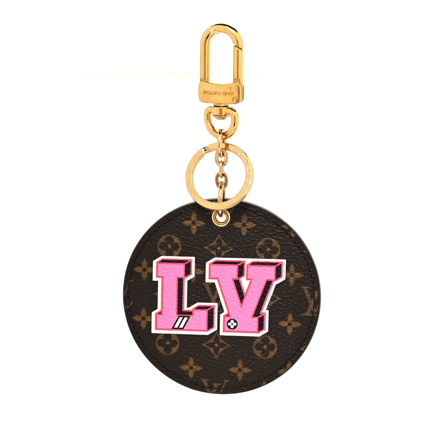 Monogram Stories Bag Charm Key Holder