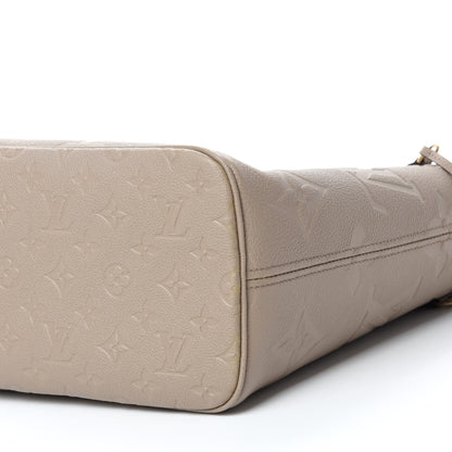 Louis Vuitton Empreinte Monogram Giant Neverfull MM Tourterelle 7 of 12