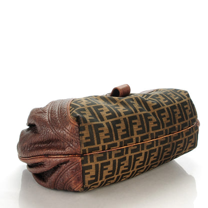Fendi Zucca Nappa Nuvolata Vitello Tortuga Spy Tobacco Moro 4 of 7