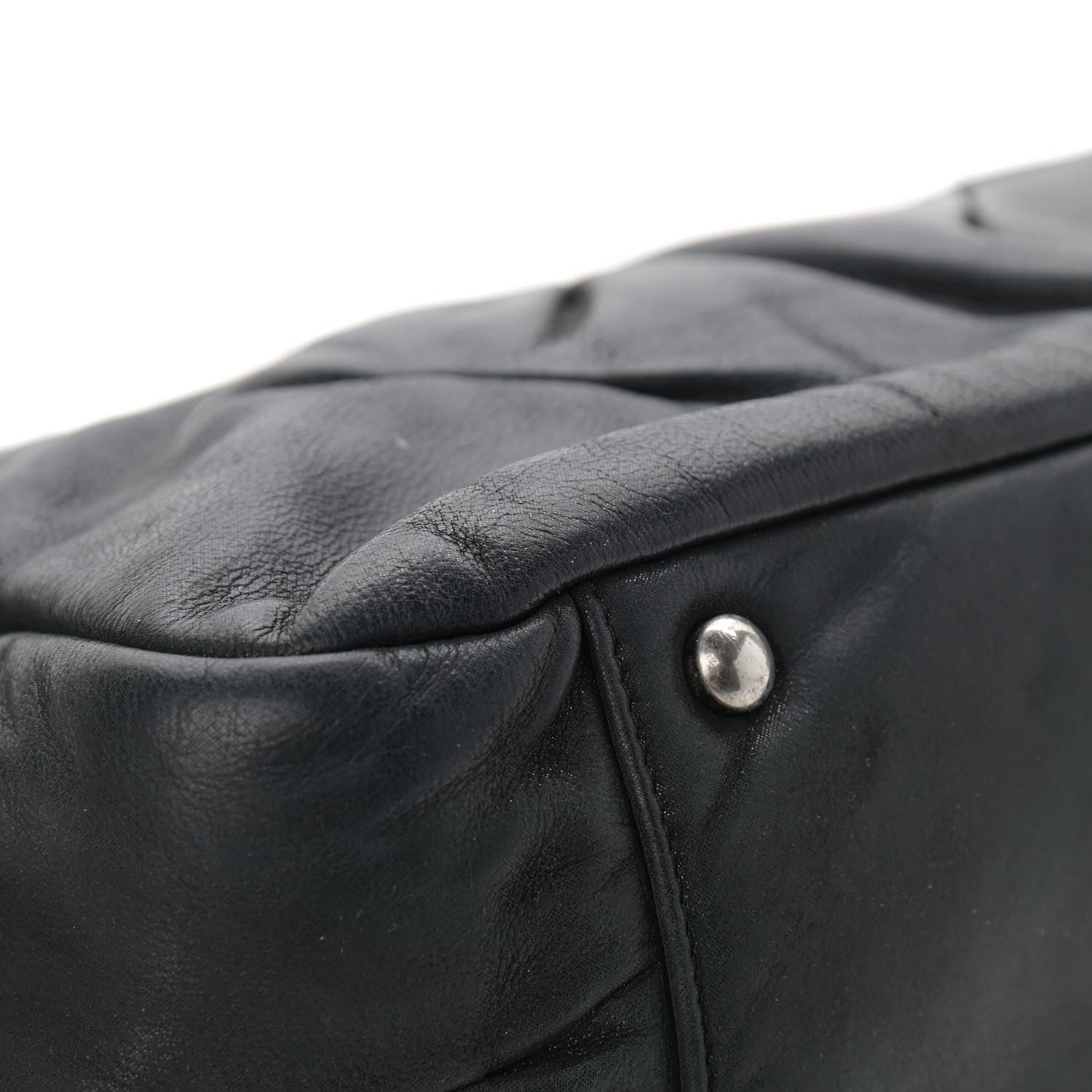Chanel Iridescent Calfskin Glint Accordion Flap Black 10 of 17