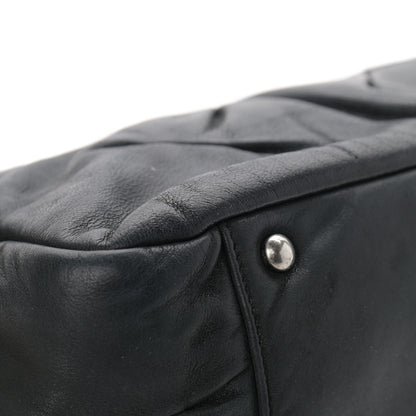Chanel Iridescent Calfskin Glint Accordion Flap Black 10 of 17