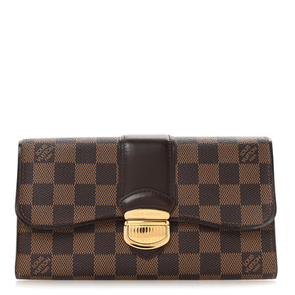Louis Vuitton Damier Ebene Sistina Wallet 1 of 7