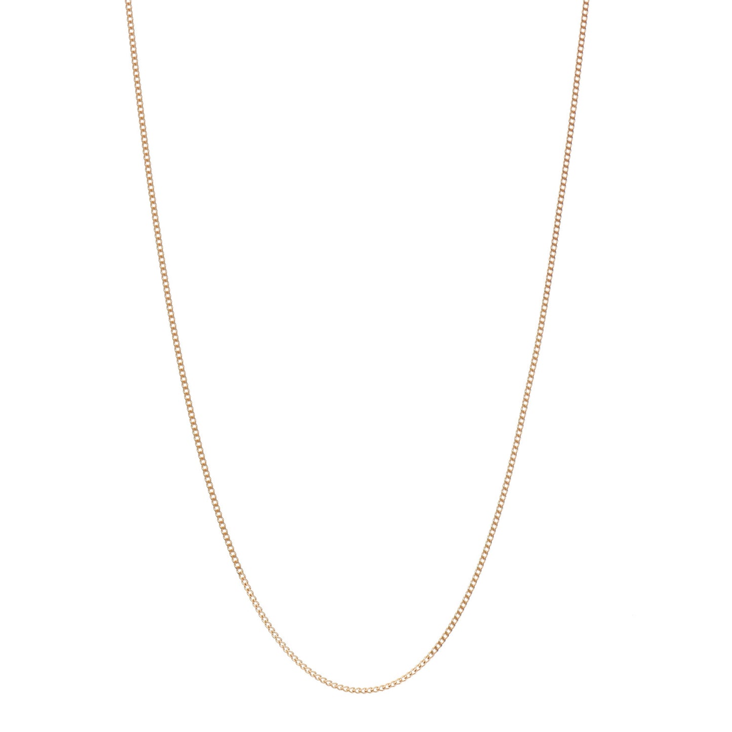 18K Yellow Gold Chain Necklace