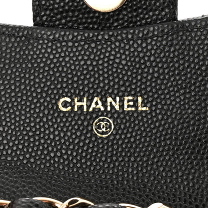Chanel Caviar Quilted Mini Chain Belt Bag Black 6 of 14