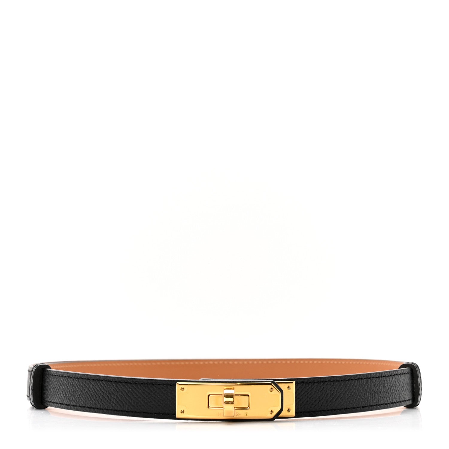 Hermes Epsom Kelly Belt Black 1 of 4